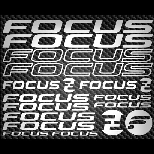 Focus Cycling Vinyl Decal Sticker Set Style 2