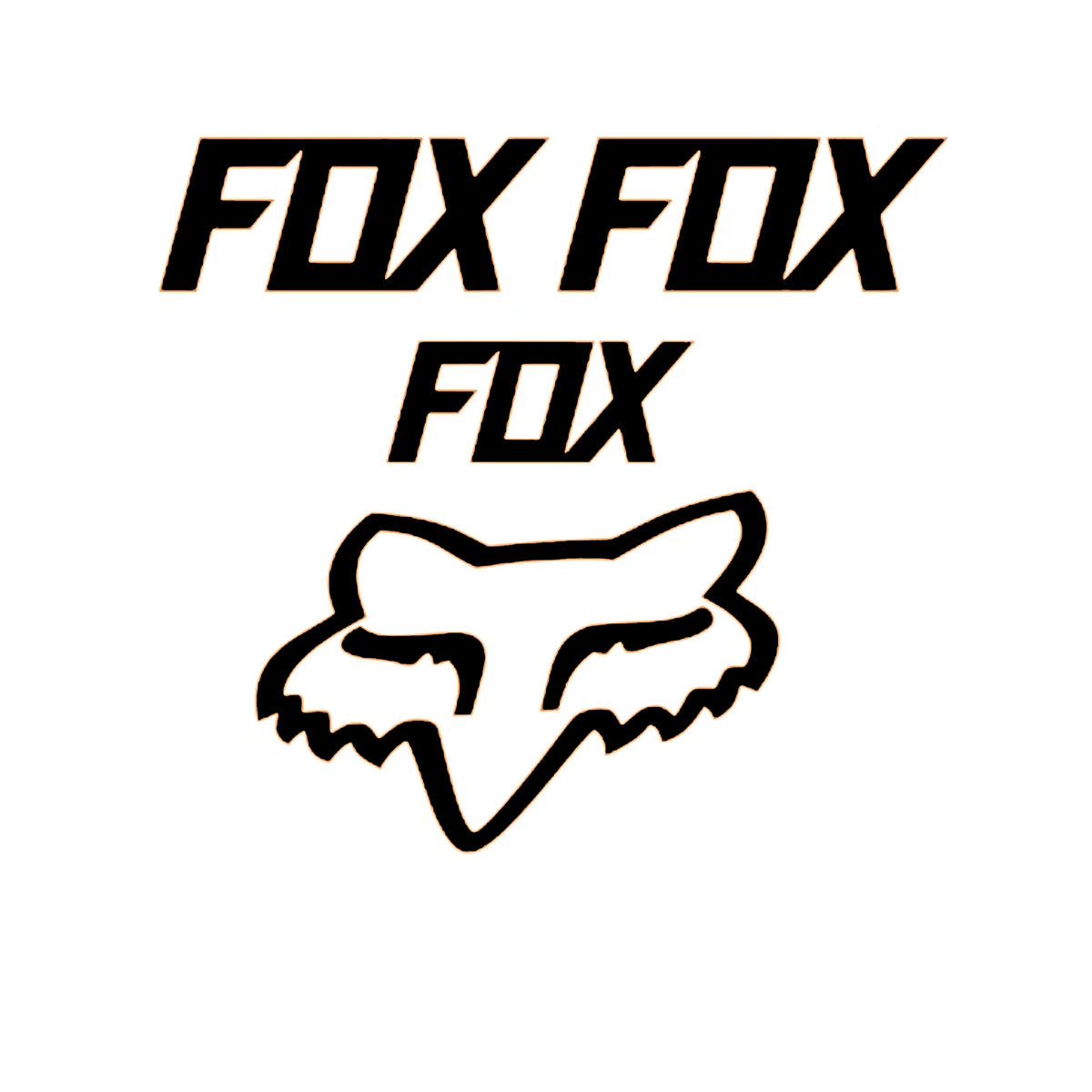 Fox Cycling Vinyl Decal Sticker Set Style 2