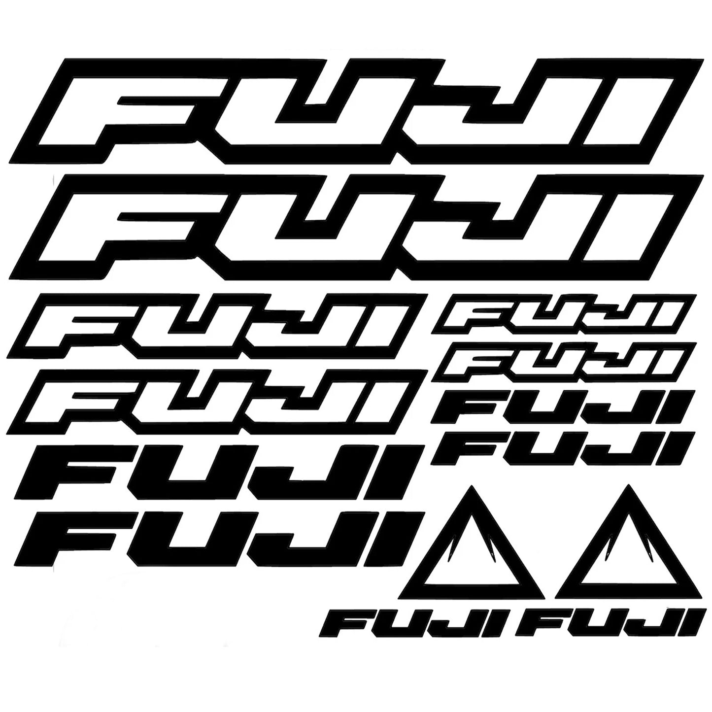 Fuji Cycling Vinyl Decal Sticker Set