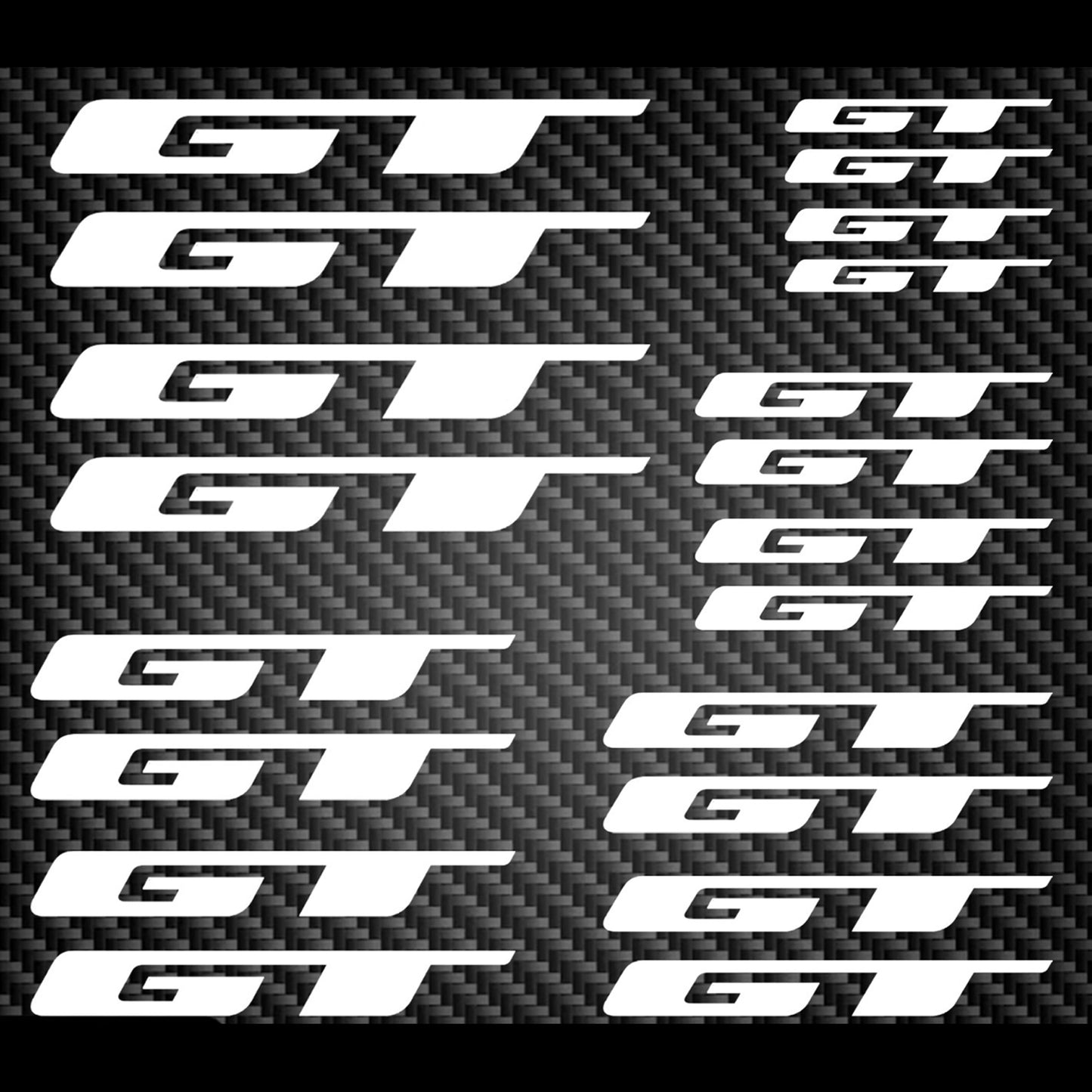 GT Bikes Cycling Vinyl Decal Sticker Set Style 2