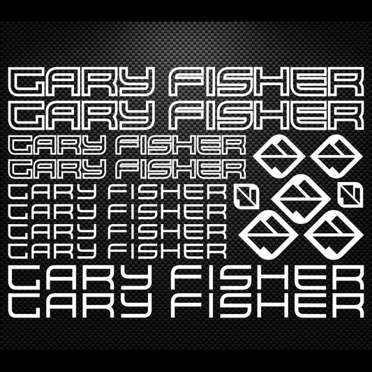 Gary Fisher Cycling Vinyl Decal Sticker Set Style 2