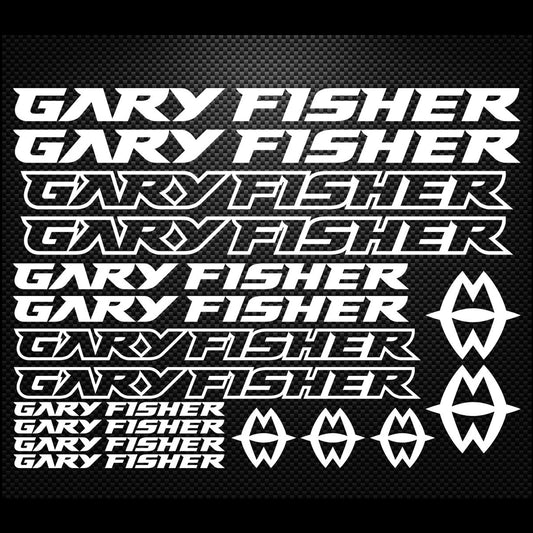 Gary Fisher Cycling Vinyl Decal Sticker Set
