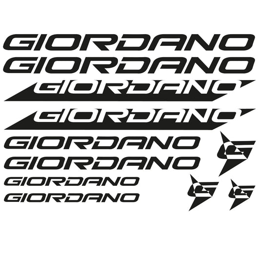 Giordano Cycling Vinyl Decal Sticker Set