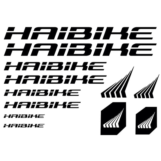 Haibike Cycling Vinyl Decal Sticker Set Style 2