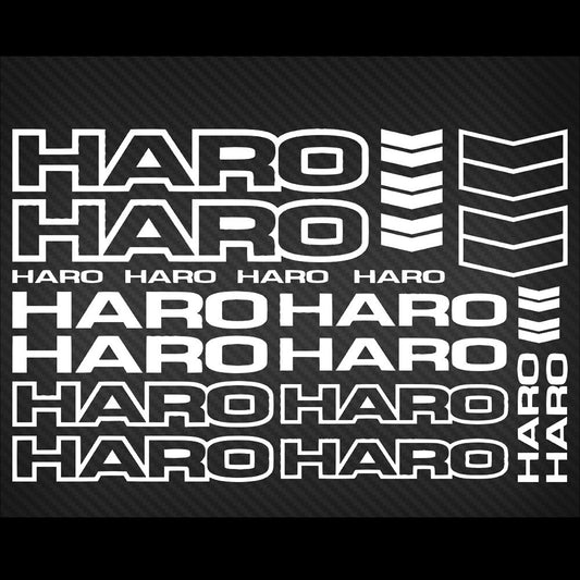Haro Cycling Vinyl Decal Sticker Set Style 2