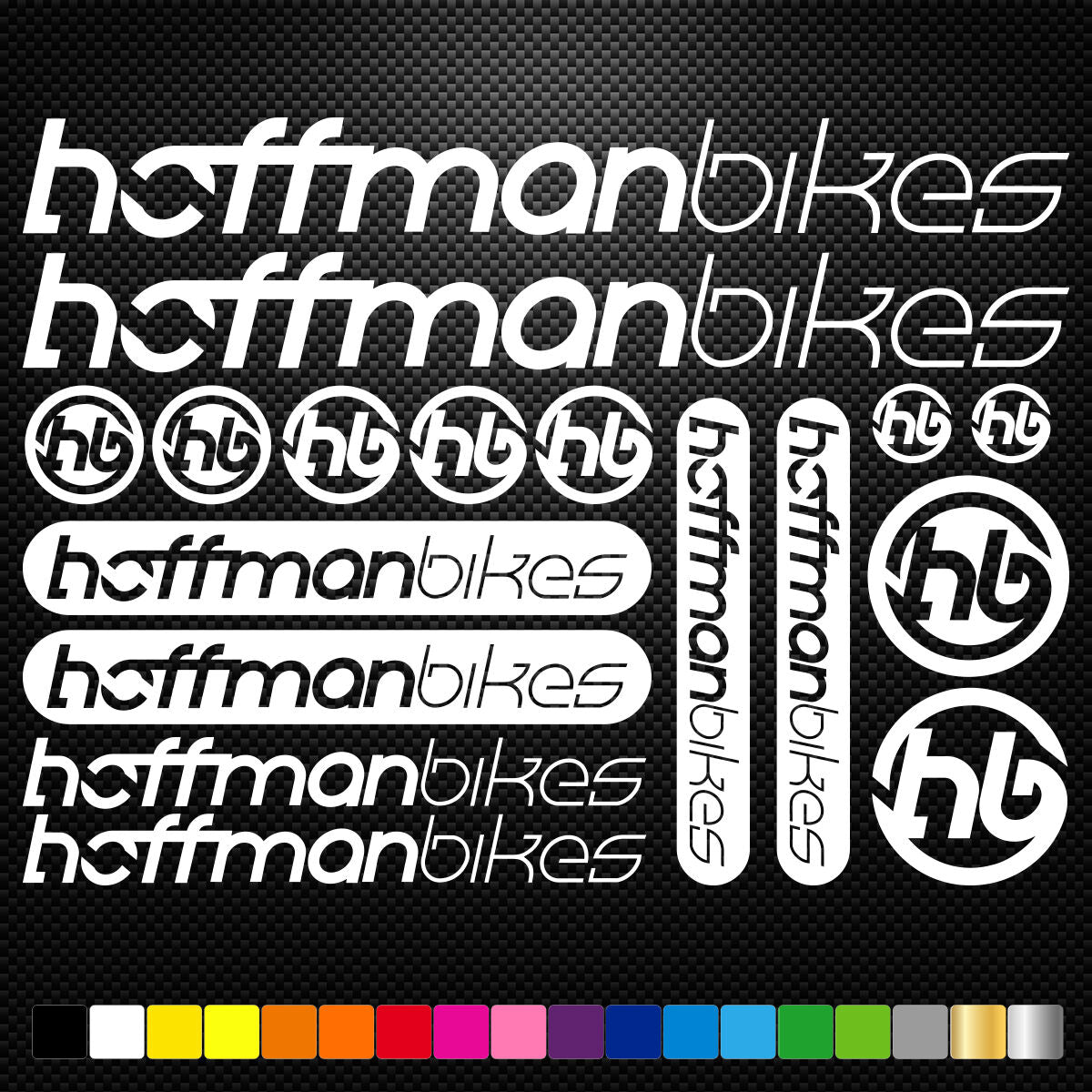 Hoffman Bikes Vinyl Decals Sheet Frame Cycle Cycling Bicycle