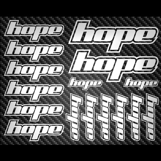 Hope Cycling Vinyl Decal Sticker Set style 2