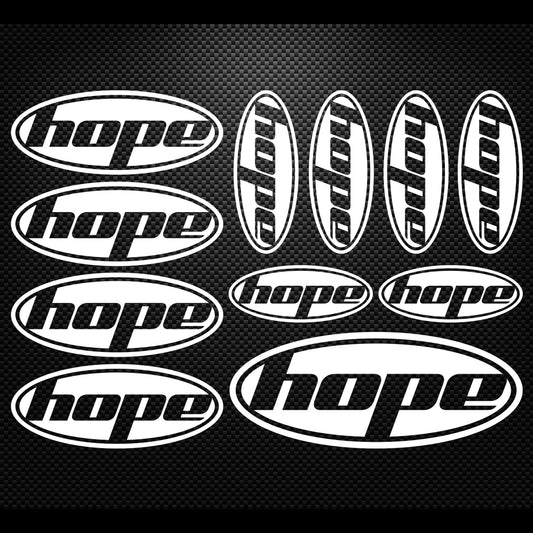 Hope Cycling Vinyl Decal Sticker Set style 3