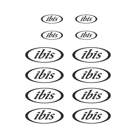 Ibis Cycling Vinyl Decal Sticker Set Style 2