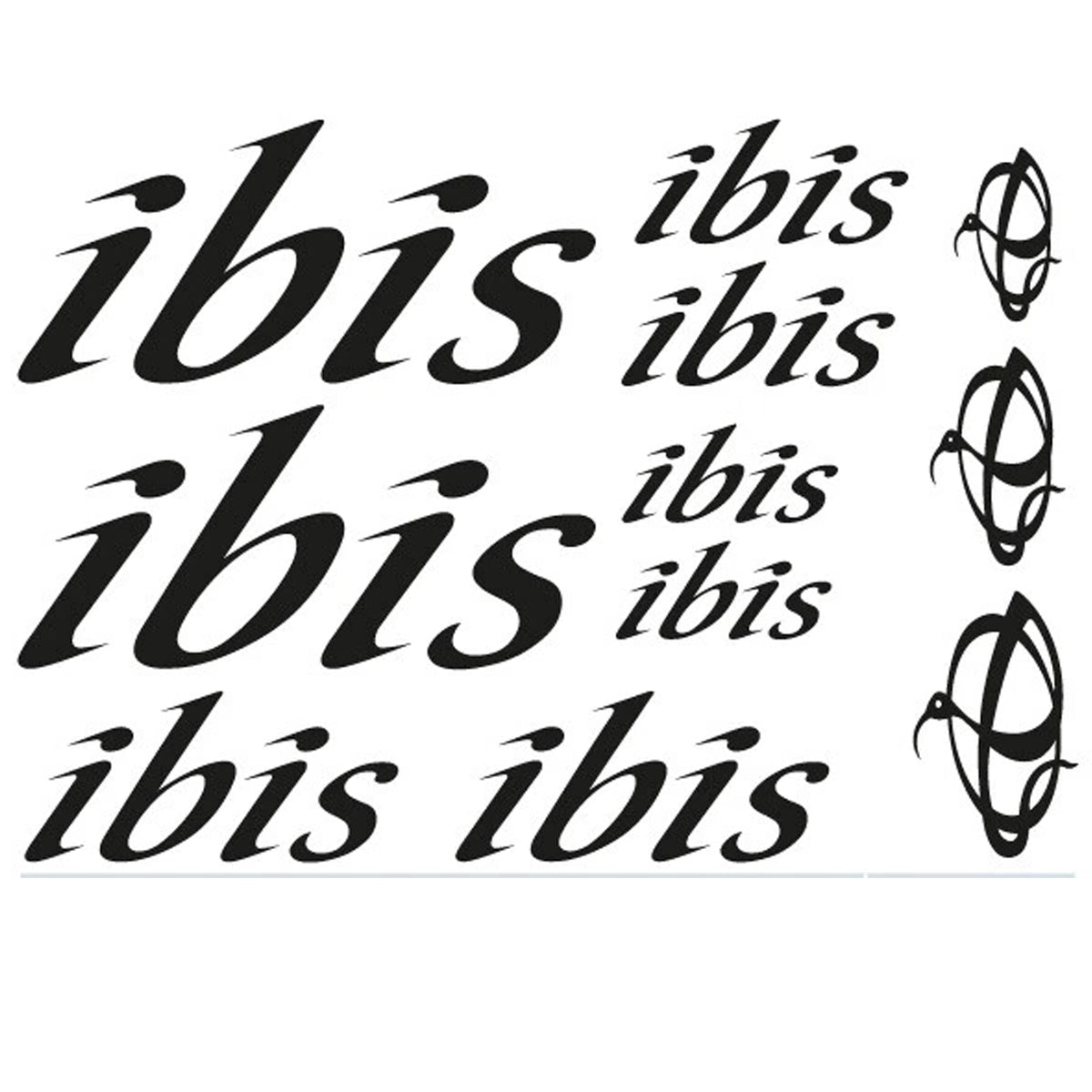 Ibis Cycling Vinyl Decal Sticker Set