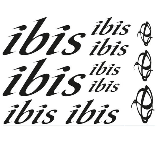 Ibis Cycling Vinyl Decal Sticker Set