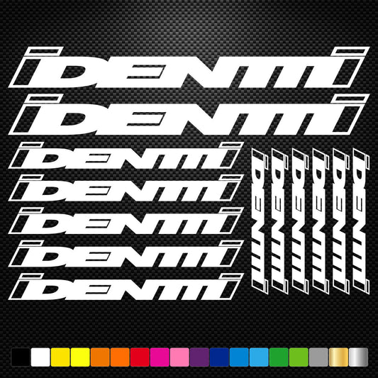 Identiti Vinyl Decal Stickers Sheet Bike Frame Cycles Cycling Bicycle