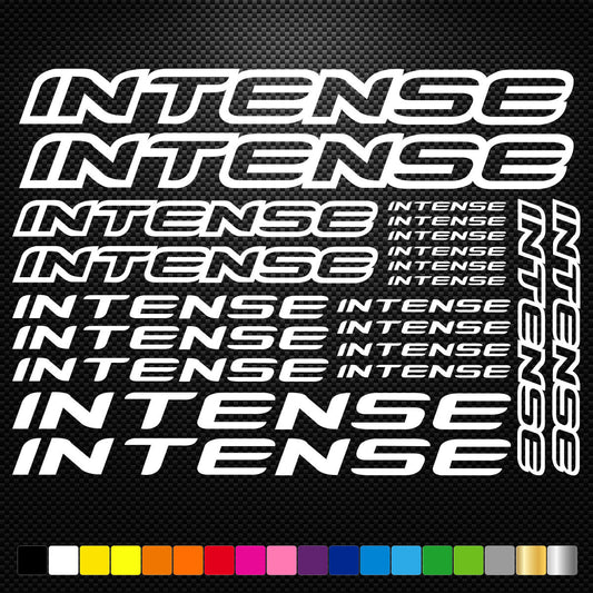 Intense Stickers Sheet Bike Frame Cycles Cycling Bicycle