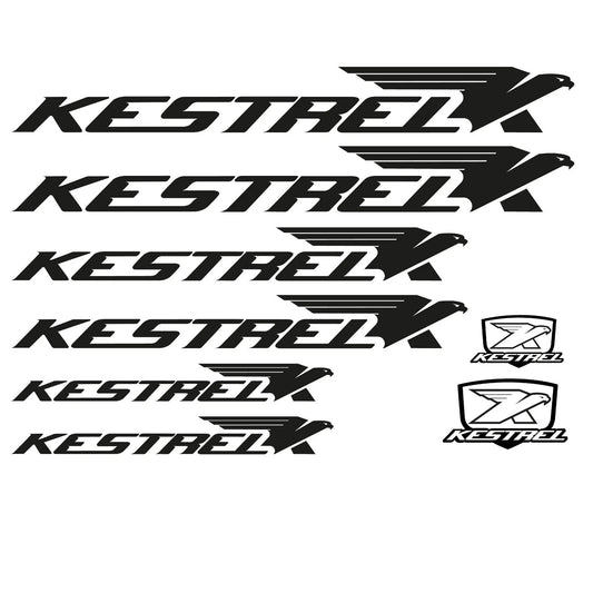 Kestrel Cycling Vinyl Decal Sticker Set