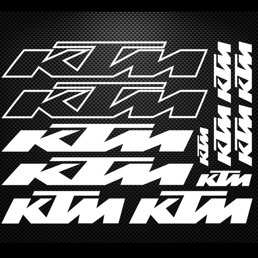 KTM Cycling Vinyl Decal Sticker Set Style 2
