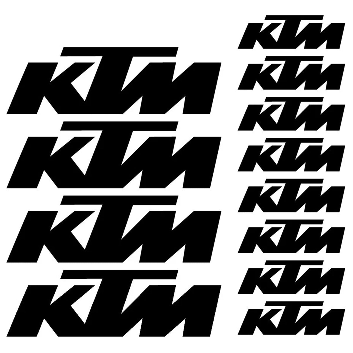 KTM Cycling Vinyl Decal Sticker Set