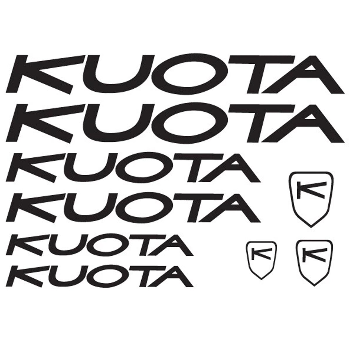 Kuota Bikes Cycling Vinyl Decal Sticker Set Style 3