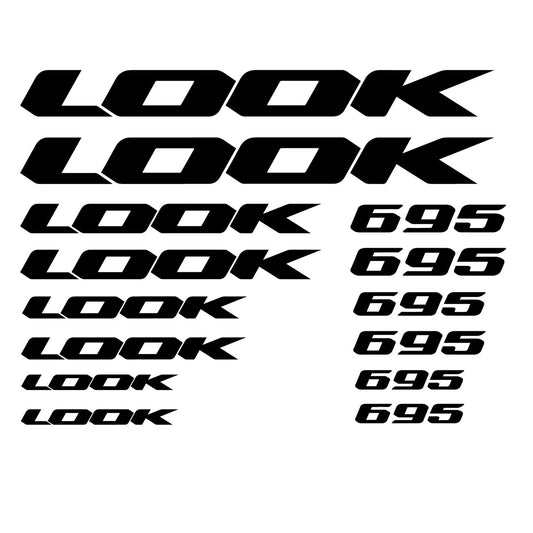 Look 695 Cycling Vinyl Decal Sticker Set