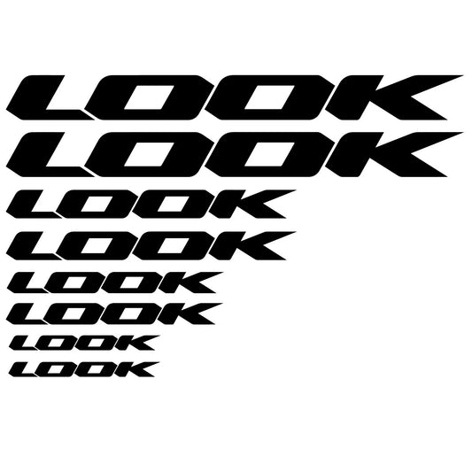 Look Cycling Vinyl Decal Sticker Set