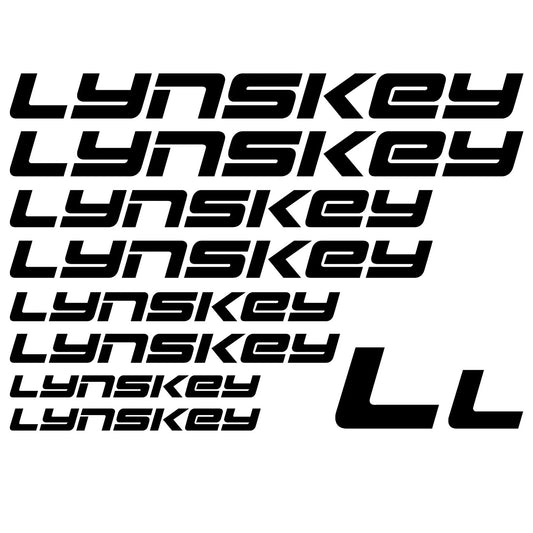 Lynskey Cycling Vinyl Decal Sticker Set Style 2