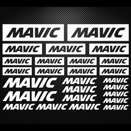 Mavic Cycling Vinyl Decal Sticker Set