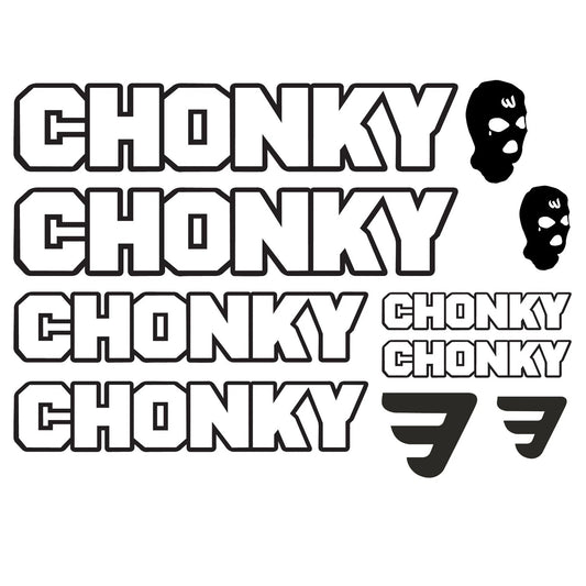 Mafia bikes Chonky Cycling Vinyl Decal Sticker Set