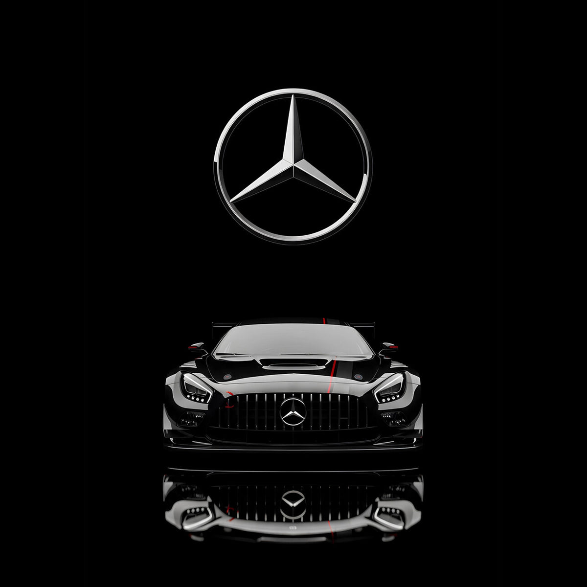 Mercedes-Benz AMG Break Caliper Quality Vinyl Decal Stickers