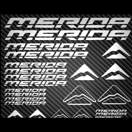 Merida Cycling Vinyl Decal Sticker Set Style 4