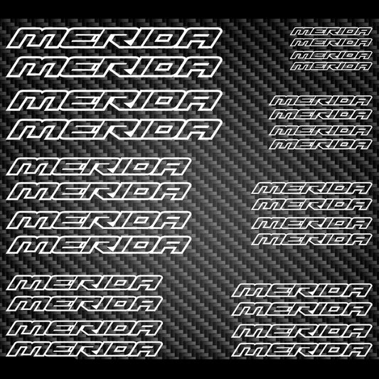 Merida Cycling Vinyl Decal Sticker Set