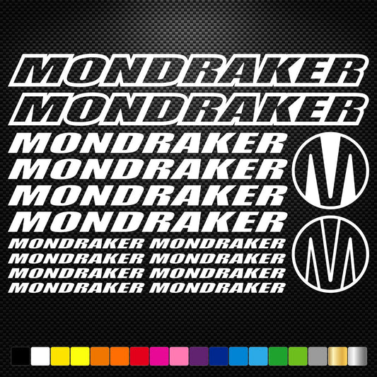 Mondraker Vinyl Decal Stickers Bike Frame Cycles Bicycle