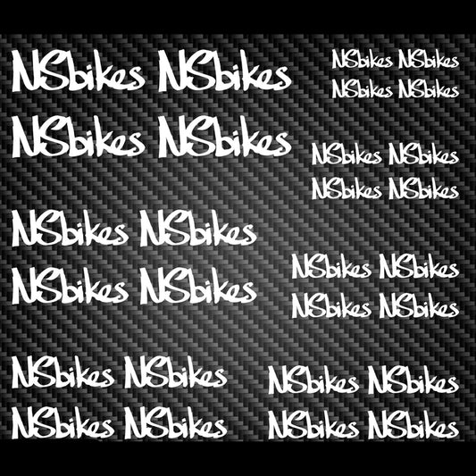 NS bikes Cycling Vinyl Decal Sticker Set Style 2