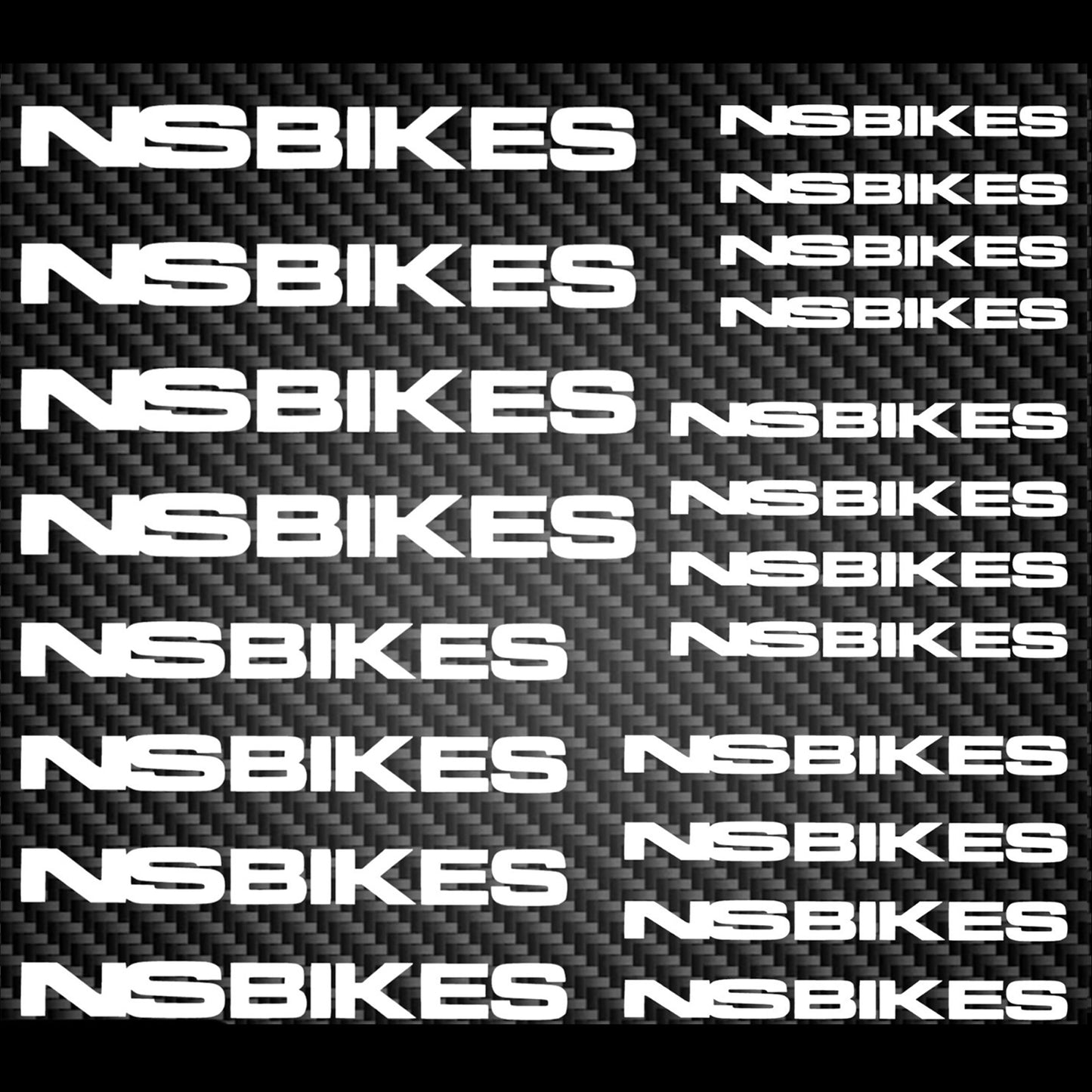 NS bikes Cycling Vinyl Decal Sticker Set Style 3