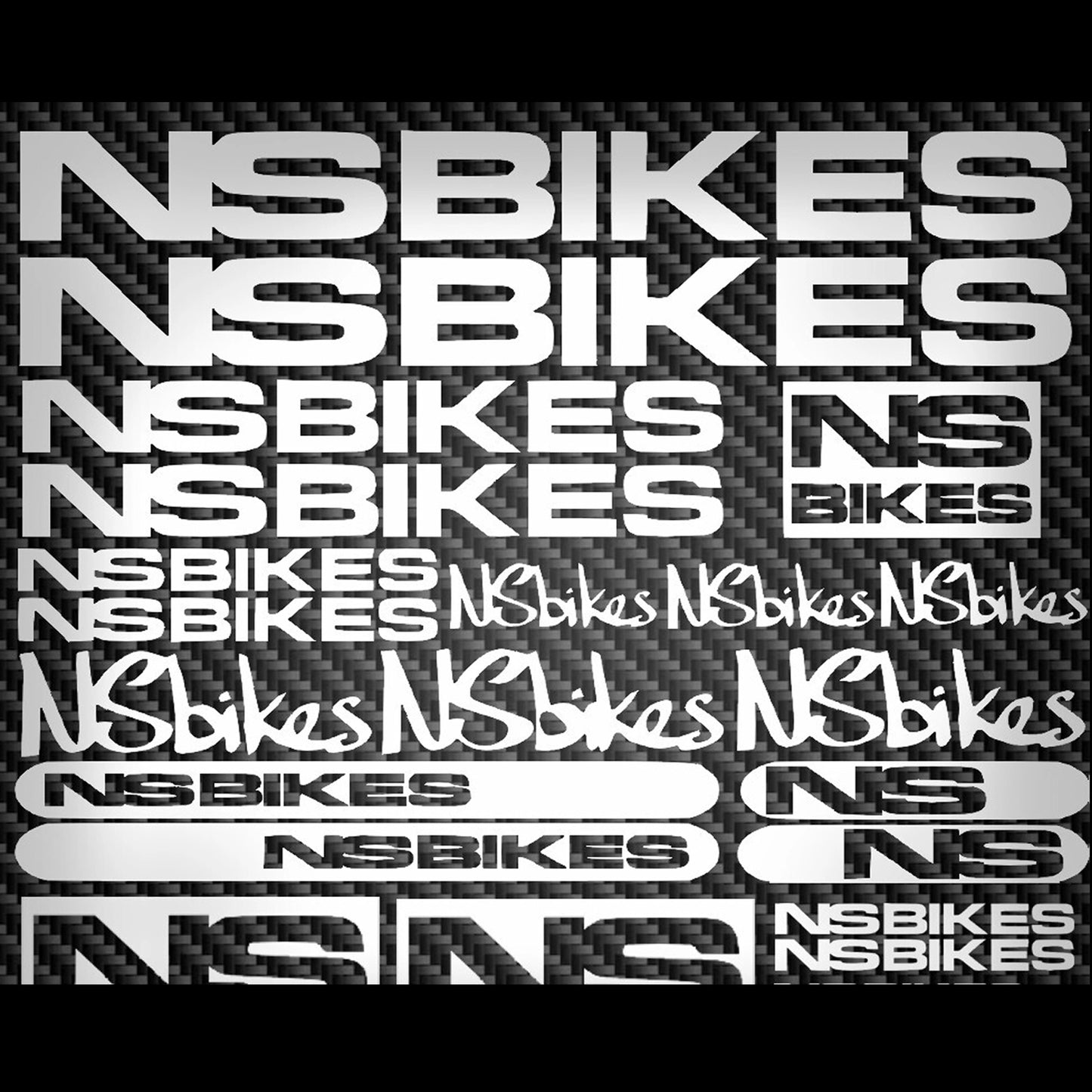 NS bikes Cycling Vinyl Decal Sticker Set Style 4