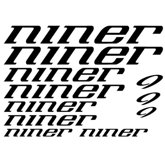 Niner Cycling Vinyl Decal Sticker Set