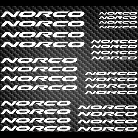 Norco Cycling Vinyl Decal Sticker Set