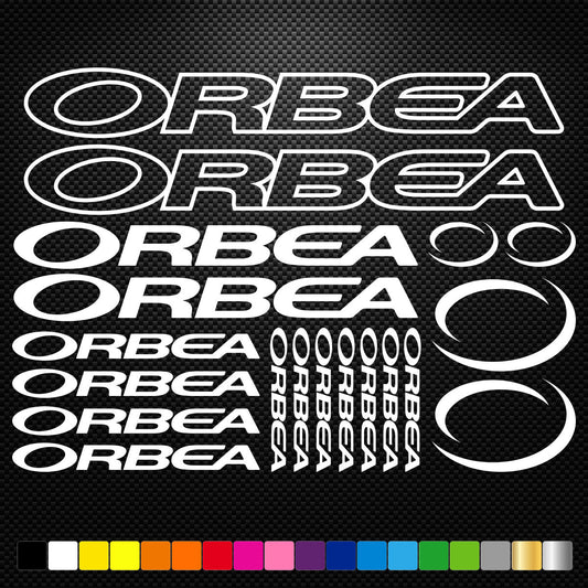 Orbea Vinyl Decal Stickers Sheet Bike Frame Cycles Cycling