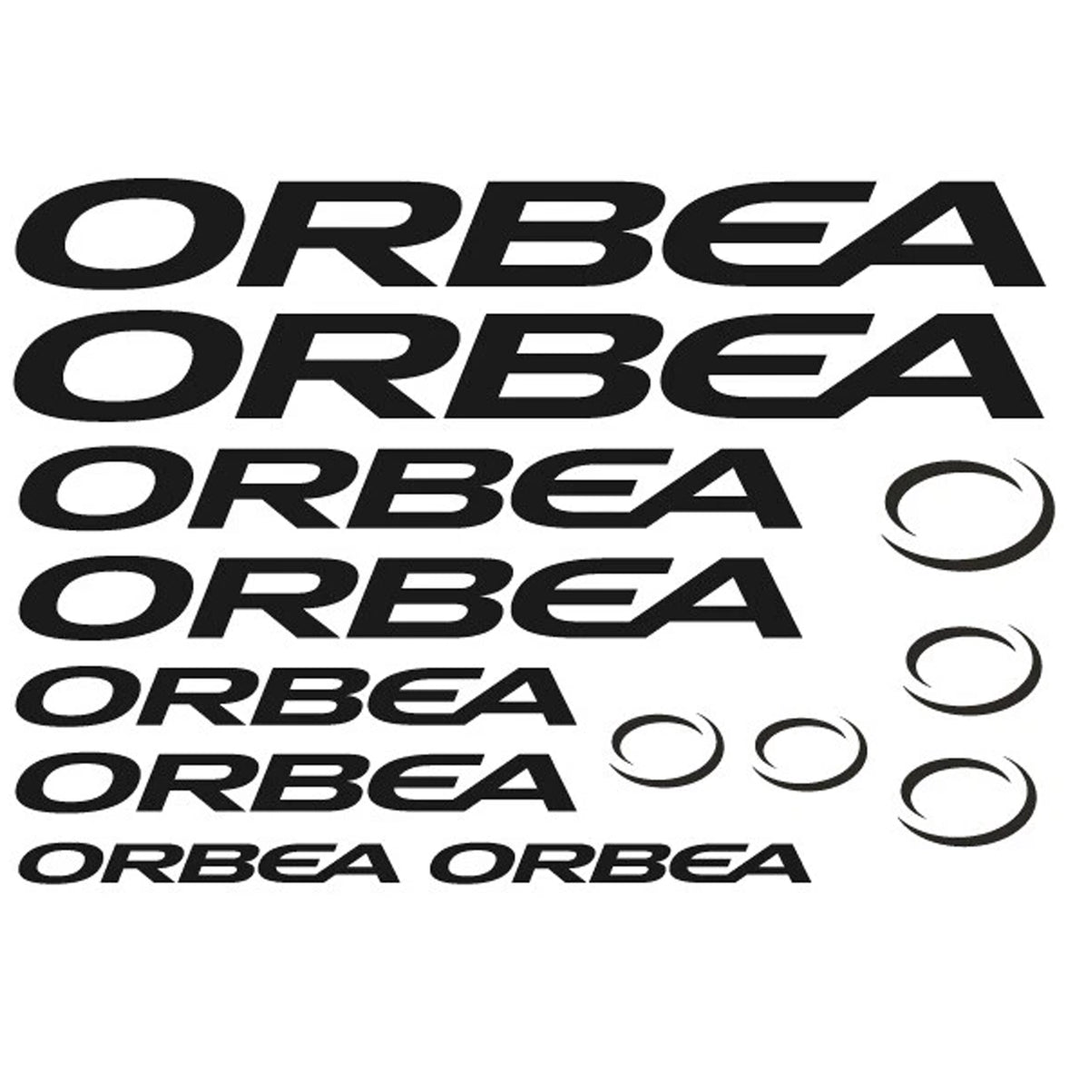 Orbea Cycling Vinyl Decal Sticker Set