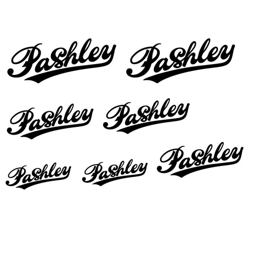 Pashley Cycling Vinyl Decal Sticker Set
