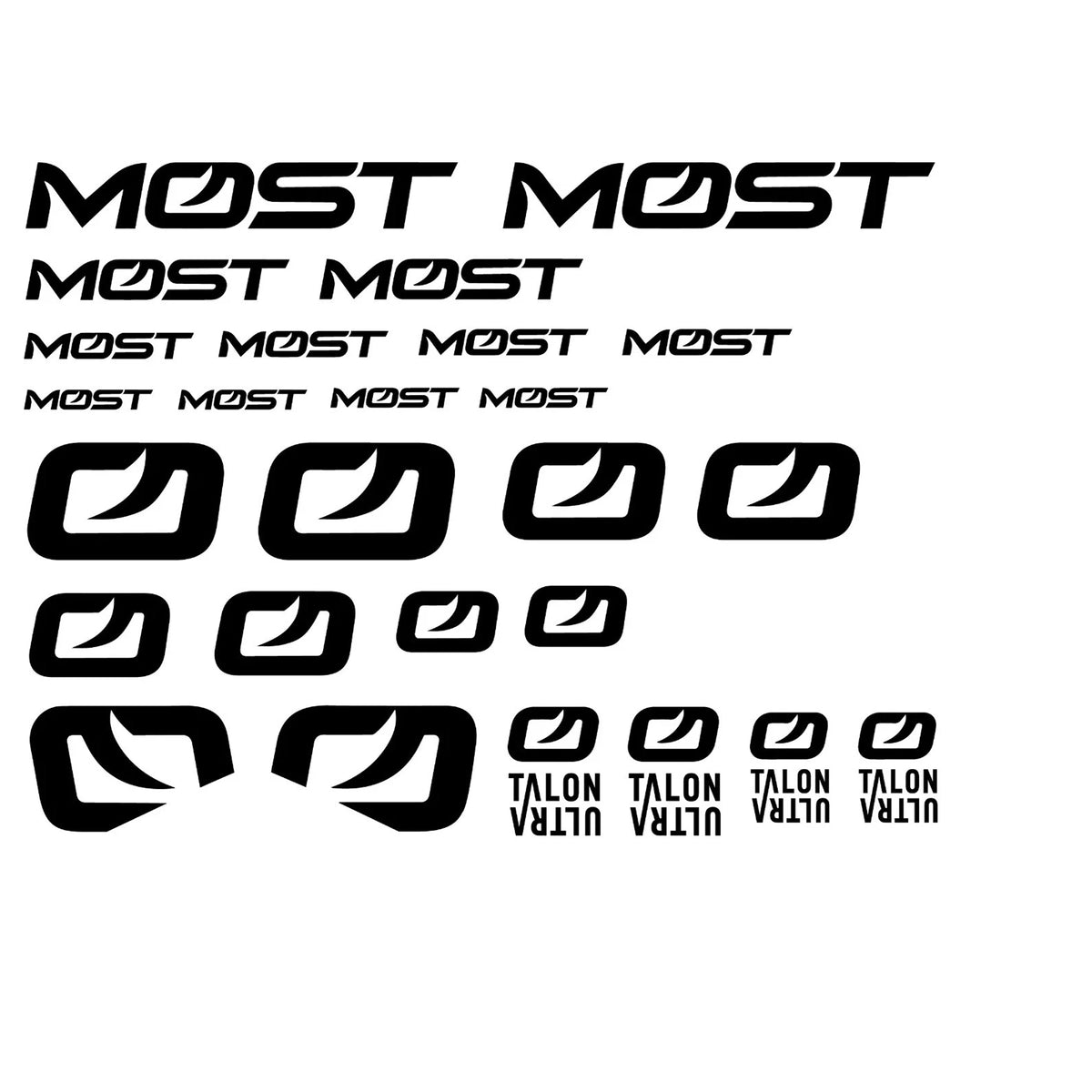 Pinarello Most Cycling Vinyl Decal Sticker Set