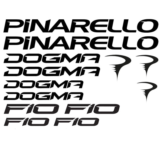 Pinarello Dogma F10 Cycling Vinyl Decal Sticker Set