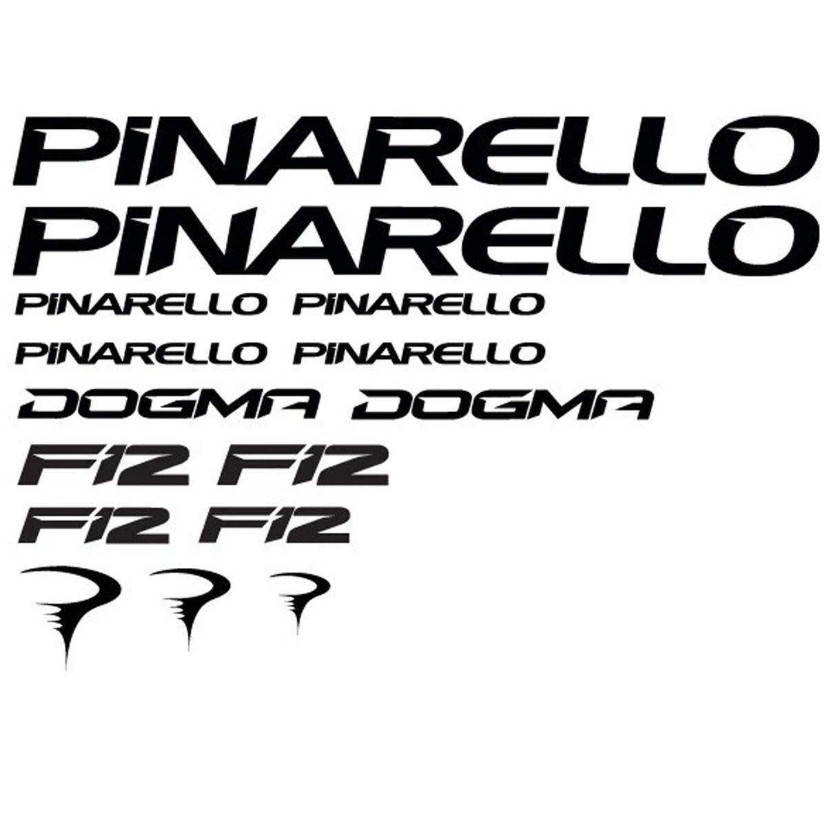 Pinarello  Dogma F12 Cycling Vinyl Decal Sticker Set