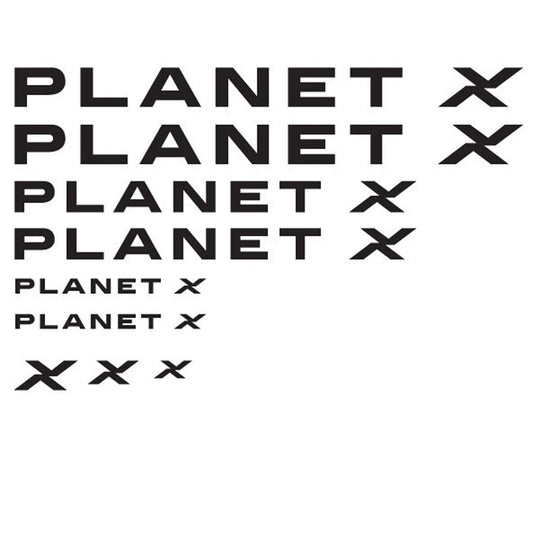 Planet x Cycling Vinyl Decal Sticker Set Style 2