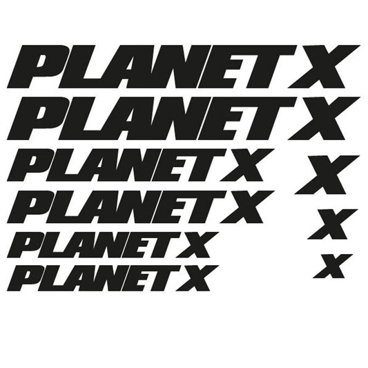 Planet x Cycling Vinyl Decal Sticker Set Style 3