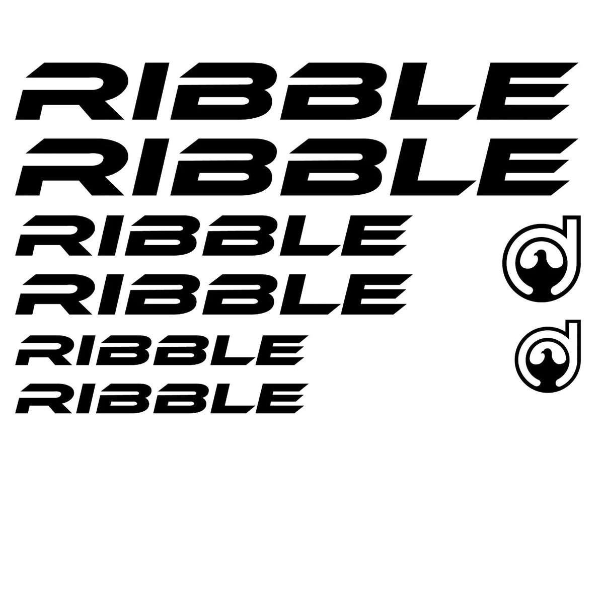 Ribble Cycling Vinyl Decal Sticker Set