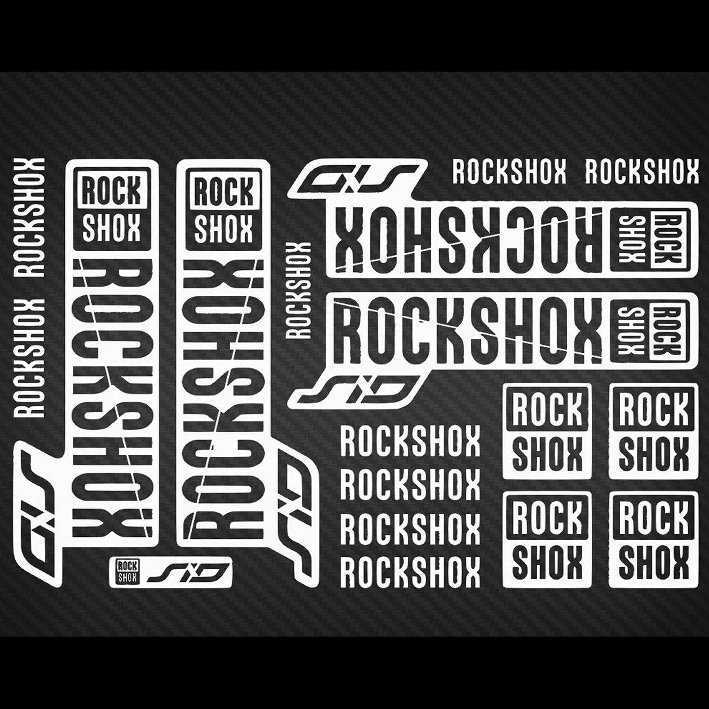 Rockshox Sid Recon Cycling Vinyl Decal Sticker Set