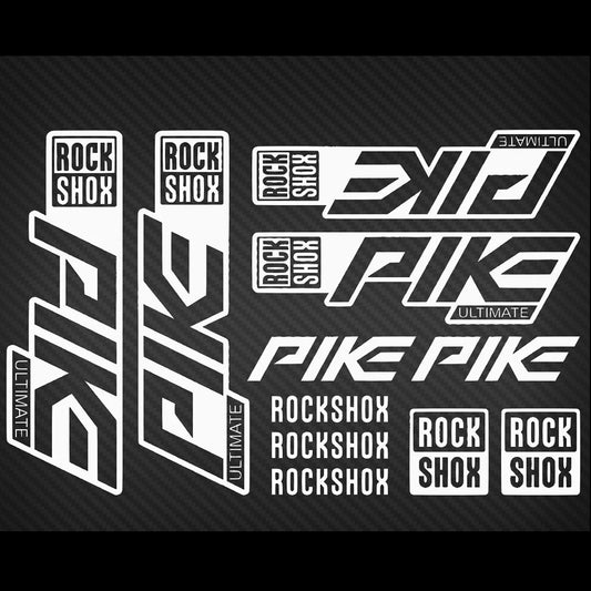 Rockshox Pike Recon Cycling Vinyl Decal Sticker Set