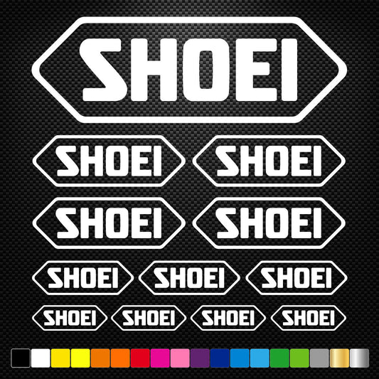 SHOEI Vinyl Decal Sheet Motorcycle Sponsors Auto Tuning Quality