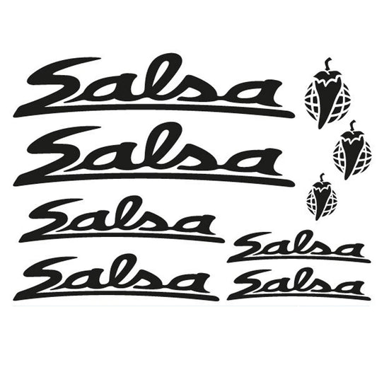 Salsa Cycling Vinyl Decal Sticker Set Style 2