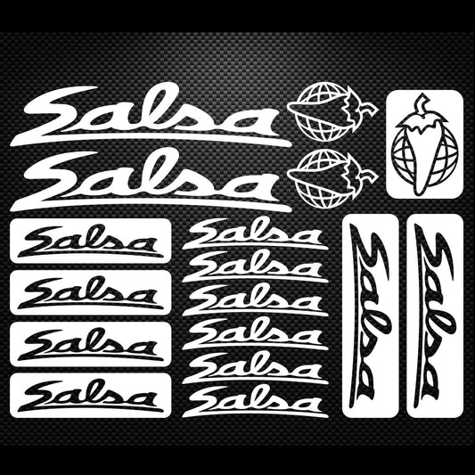 Salsa Cycling Vinyl Decal Sticker Set Style 4
