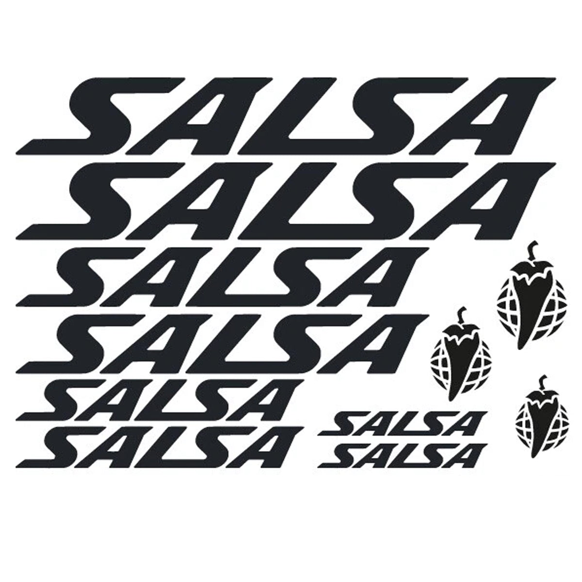Salsa Cycling Vinyl Decal Sticker Set